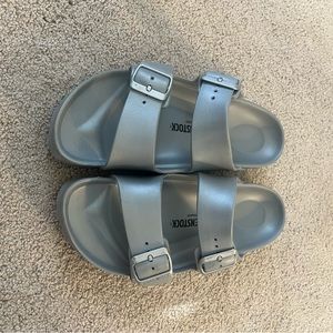 Silver Birkenstocks